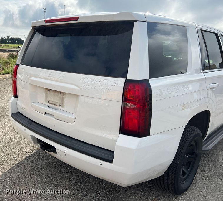 image for item EJ2847 2015 Chevrolet  Tahoe Police SUV