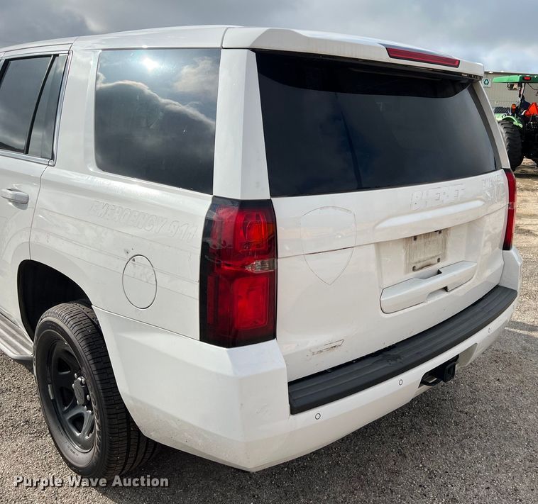 image for item EJ2847 2015 Chevrolet  Tahoe Police SUV