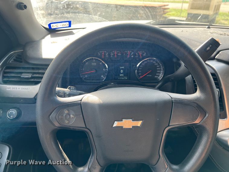 image for item EJ2847 2015 Chevrolet  Tahoe Police SUV