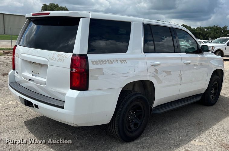 image for item EJ2848 2017 Chevrolet  Tahoe Police SUV