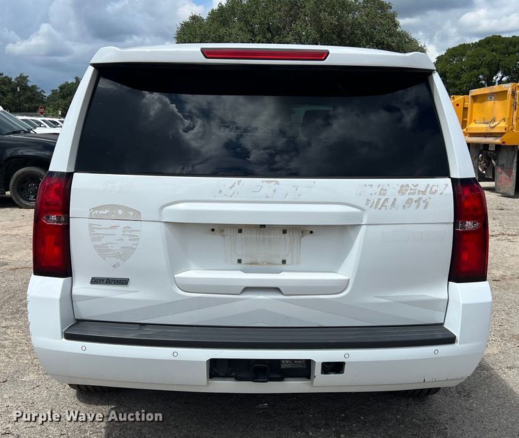 image for item EJ2848 2017 Chevrolet  Tahoe Police SUV