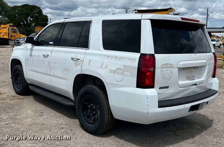 image for item EJ2848 2017 Chevrolet  Tahoe Police SUV