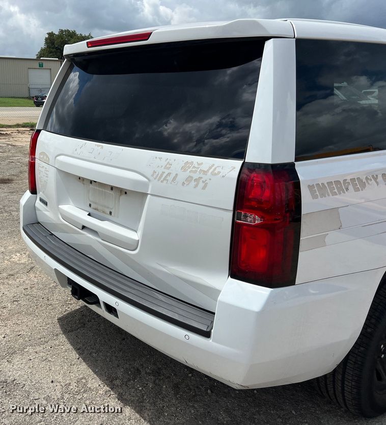 image for item EJ2848 2017 Chevrolet  Tahoe Police SUV