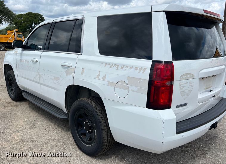 image for item EJ2848 2017 Chevrolet  Tahoe Police SUV