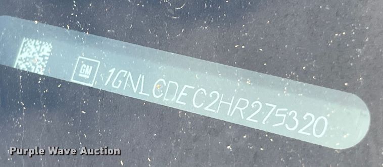 image for item EJ2848 2017 Chevrolet  Tahoe Police SUV