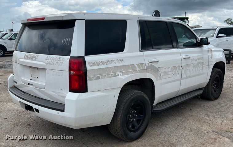 image for item EJ2854 2015 Chevrolet  Tahoe Police SUV
