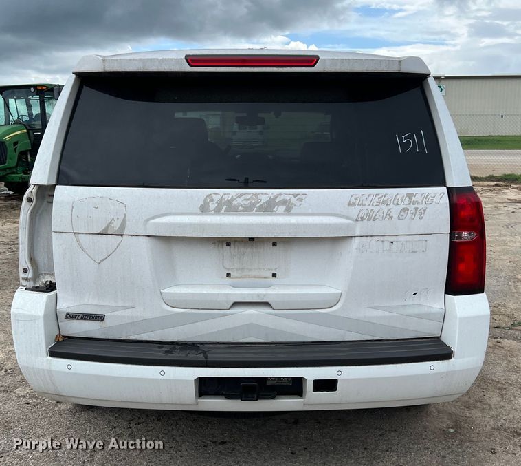 image for item EJ2854 2015 Chevrolet  Tahoe Police SUV