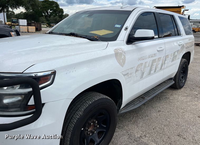 image for item EJ2854 2015 Chevrolet  Tahoe Police SUV