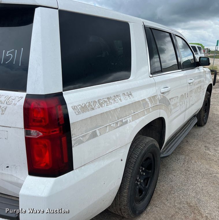 image for item EJ2854 2015 Chevrolet  Tahoe Police SUV