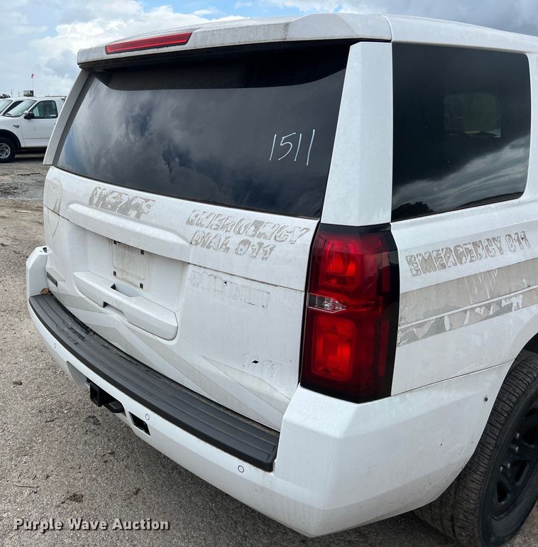 image for item EJ2854 2015 Chevrolet  Tahoe Police SUV