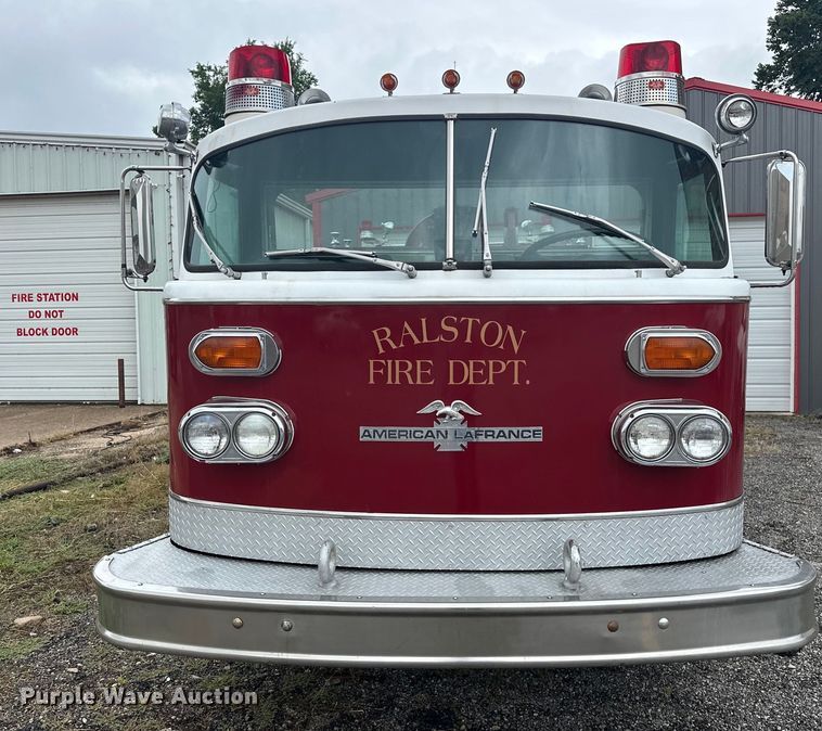 image for item EJ4436 1977 American LaFrance  pumper fire truck