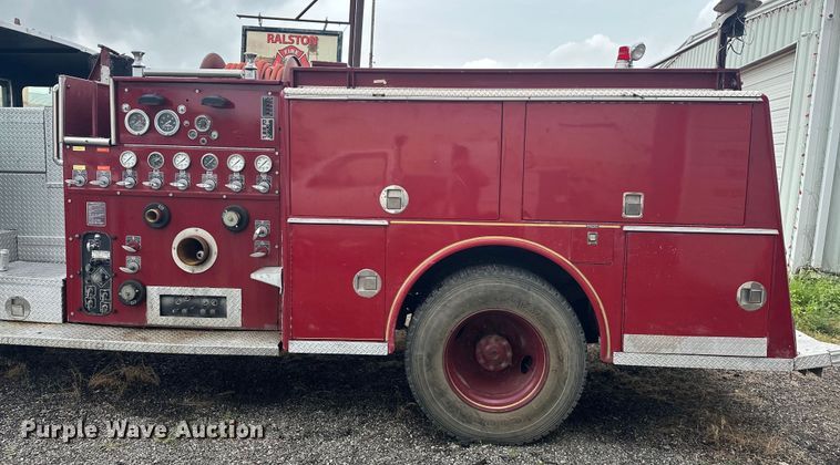 image for item EJ4436 1977 American LaFrance  pumper fire truck