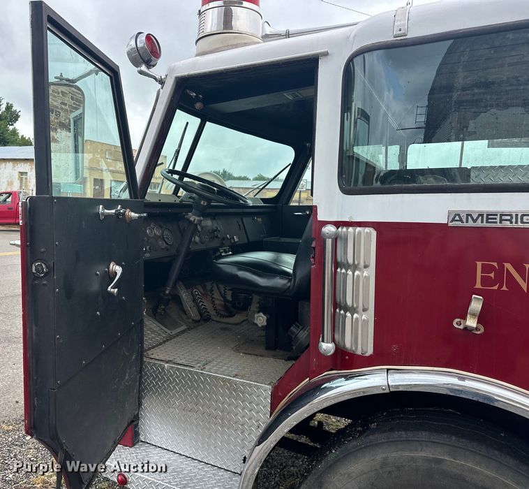 image for item EJ4436 1977 American LaFrance  pumper fire truck