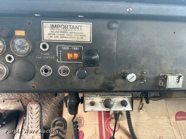 image for item EJ4436 1977 American LaFrance  pumper fire truck