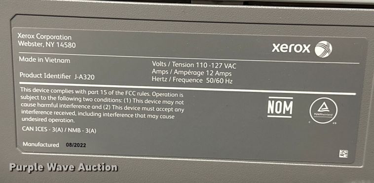 image for item EJ4461 Xerox  VersaLink C7000 printer