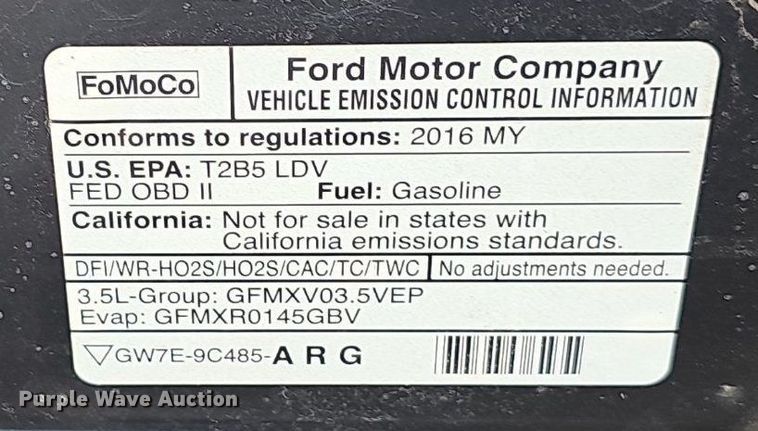 image for item EJ5766 2016 Ford  Explorer Police Interceptor SUV