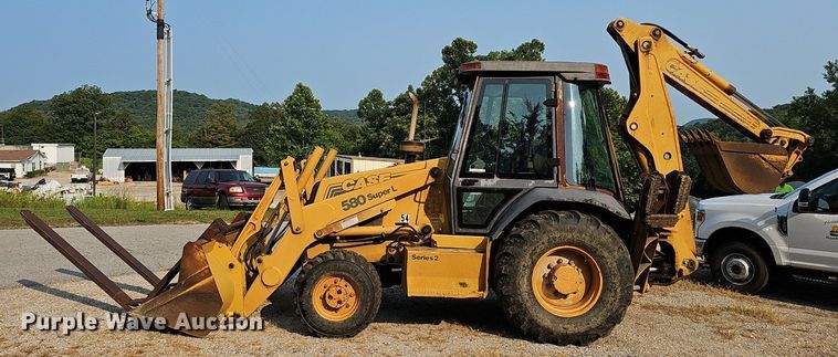 image for item EJ5778 1999 Case  580 Super L backhoe