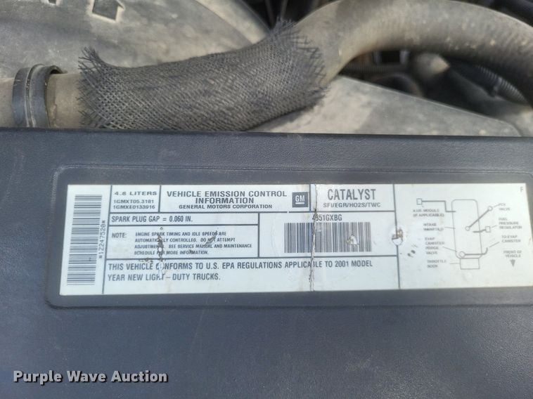 image for item EJ8020 2001 Chevrolet  1500 pickup truck