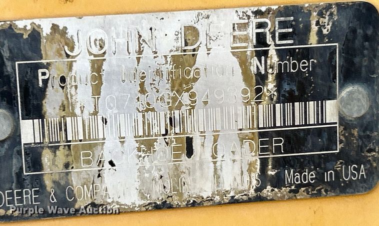 image for item EK3018 2005 John Deere  710G backhoe