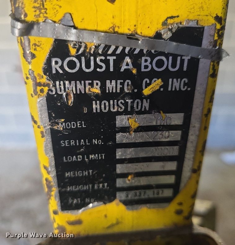 image for item EK6268 Sumner Z100 material lift