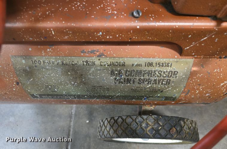 image for item EK6278 Air compressor paint sprayer