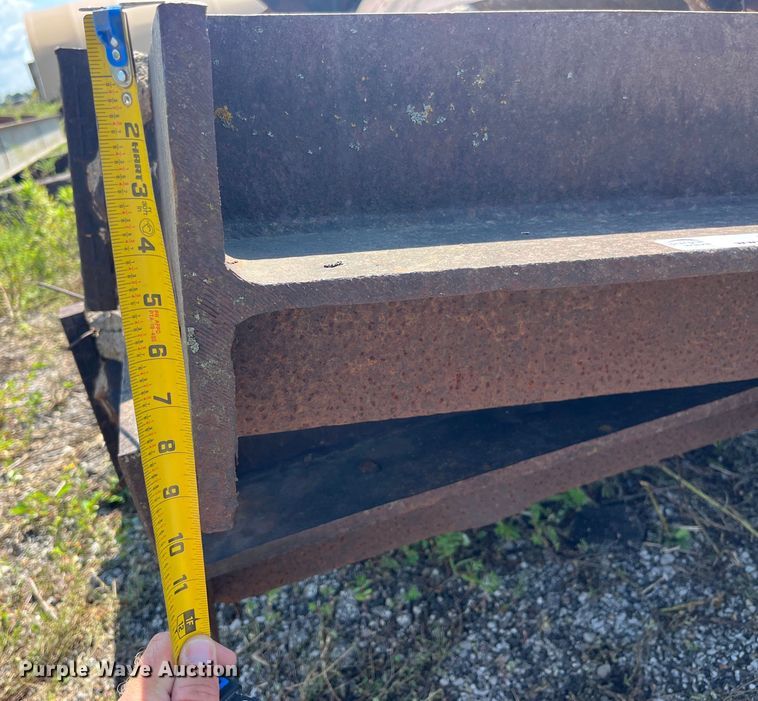 image for item EK8912  Approximately 4 steel I-beams