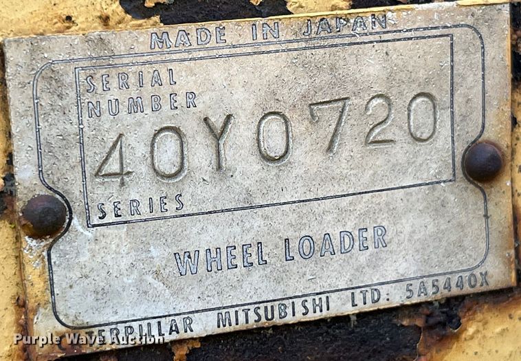 image for item EK8915 1980 Caterpillar  910 wheel loader