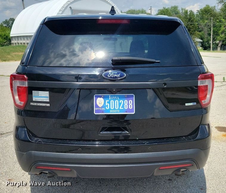 image for item KA9976 2016 Ford Explorer Police Interceptor SUV