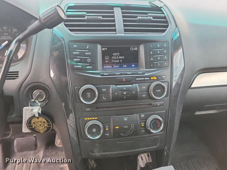 image for item KA9976 2016 Ford Explorer Police Interceptor SUV