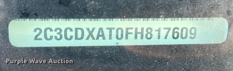 image for item LF9526 2015 Dodge Charger Police 