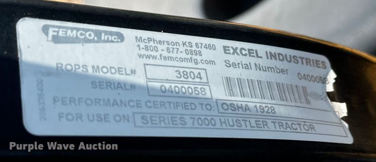 image for item LF9877 2011 Hustler  7700 reel mower