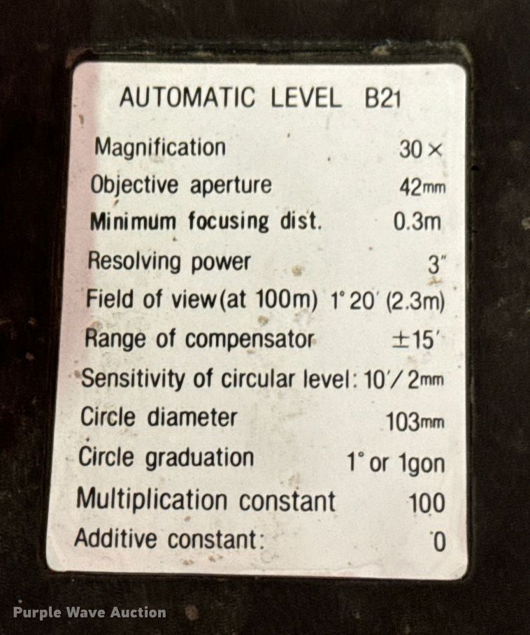 image for item LF9881 Surveying equipment 