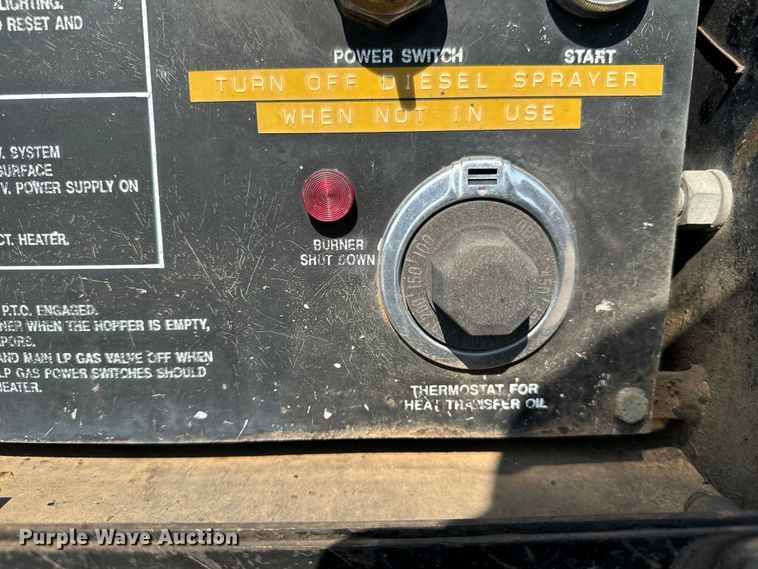 image for item LF9883 1995 Ford F800 pothole patcher truck