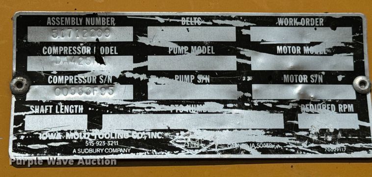 image for item LF9883 1995 Ford F800 pothole patcher truck