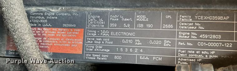 image for item LF9884 2000 Freightliner  FC70 street sweeper truck