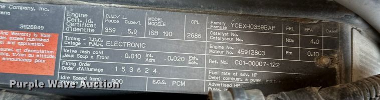 image for item LF9884 2000 Freightliner  FC70 street sweeper truck