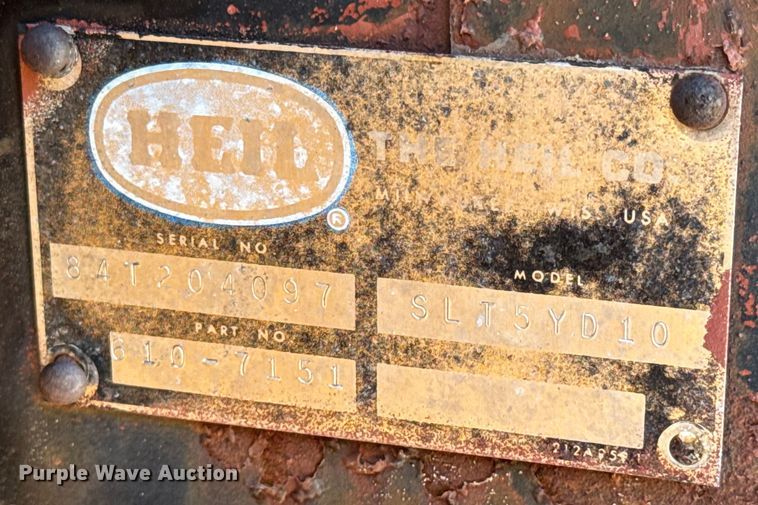 image for item LF9888 1984 Ford F600 dump truck