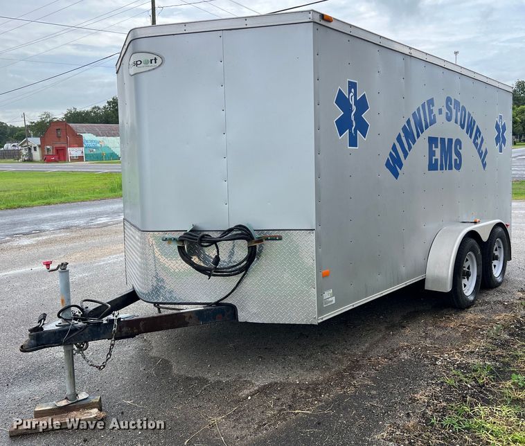 image for item LV9028 2012 Haulmark PPT7X14DT2 enclosed cargo trailer