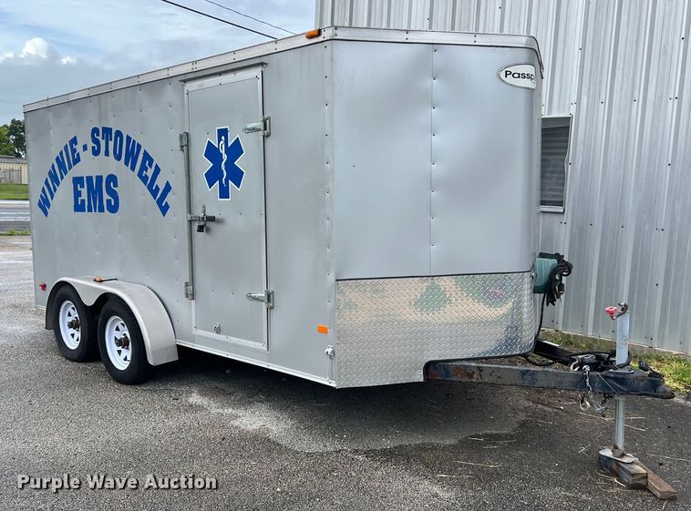 image for item LV9028 2012 Haulmark PPT7X14DT2 enclosed cargo trailer