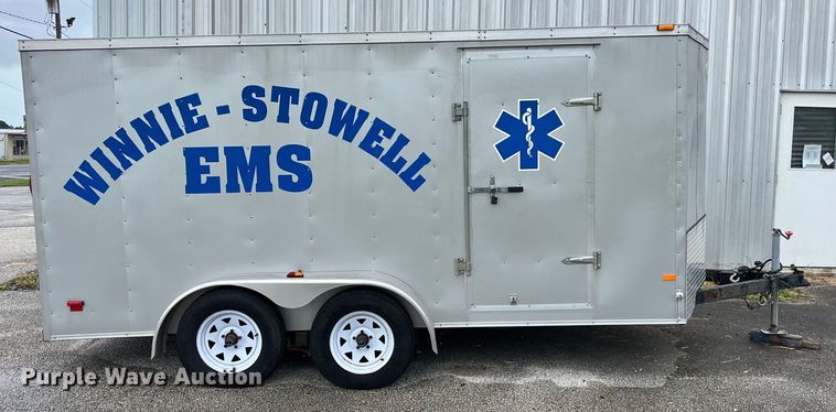 image for item LV9028 2012 Haulmark PPT7X14DT2 enclosed cargo trailer