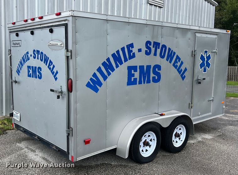 image for item LV9028 2012 Haulmark PPT7X14DT2 enclosed cargo trailer