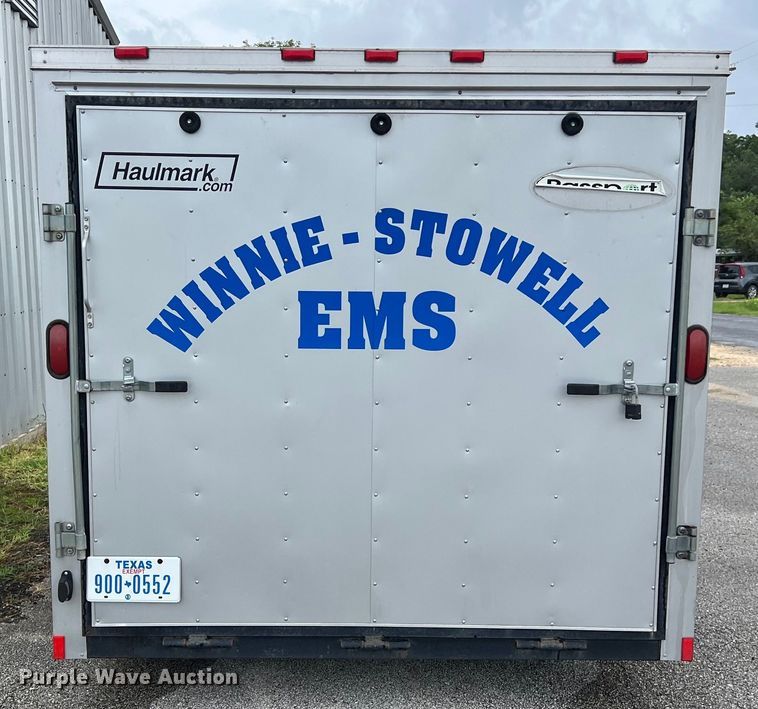 image for item LV9028 2012 Haulmark PPT7X14DT2 enclosed cargo trailer