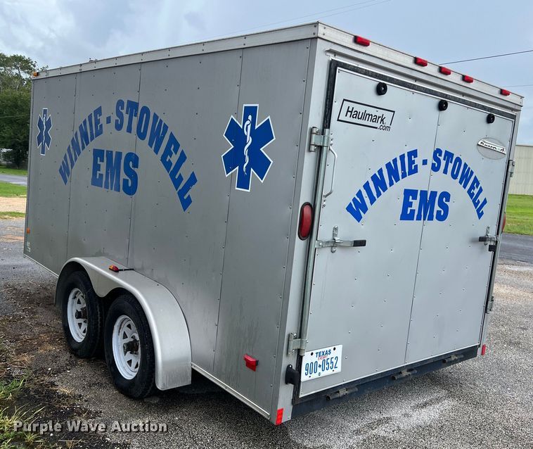 image for item LV9028 2012 Haulmark PPT7X14DT2 enclosed cargo trailer