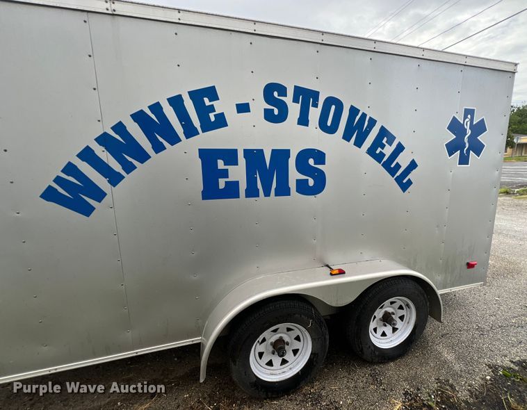 image for item LV9028 2012 Haulmark PPT7X14DT2 enclosed cargo trailer