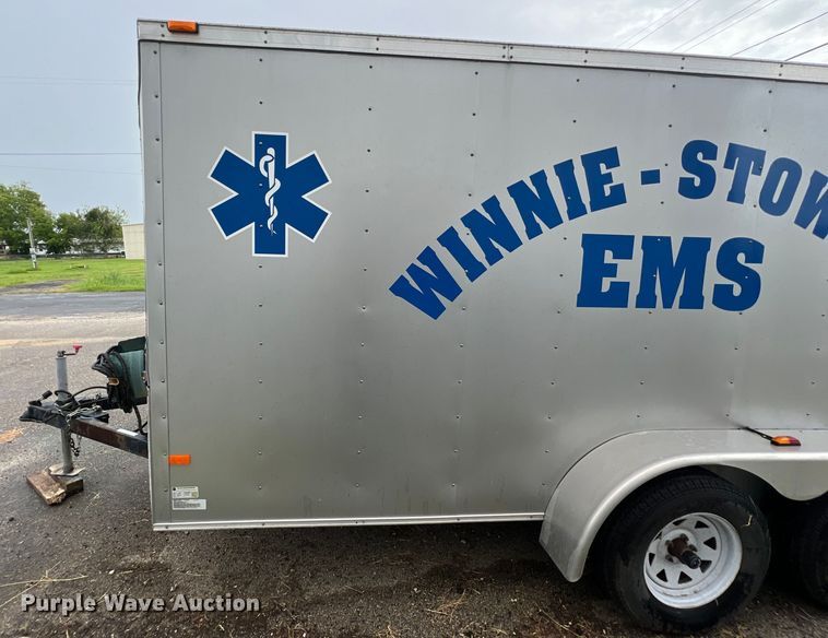 image for item LV9028 2012 Haulmark PPT7X14DT2 enclosed cargo trailer