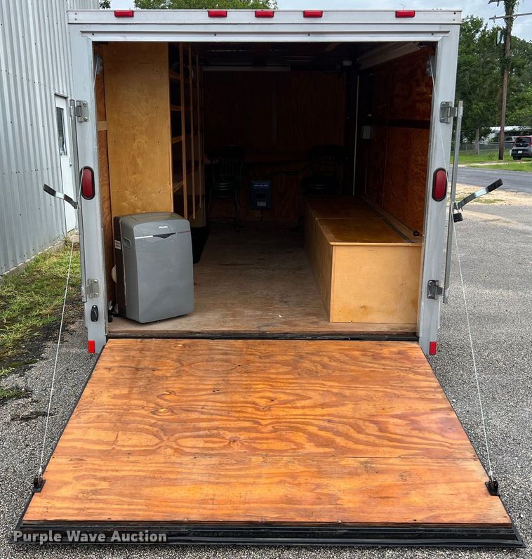 image for item LV9028 2012 Haulmark PPT7X14DT2 enclosed cargo trailer