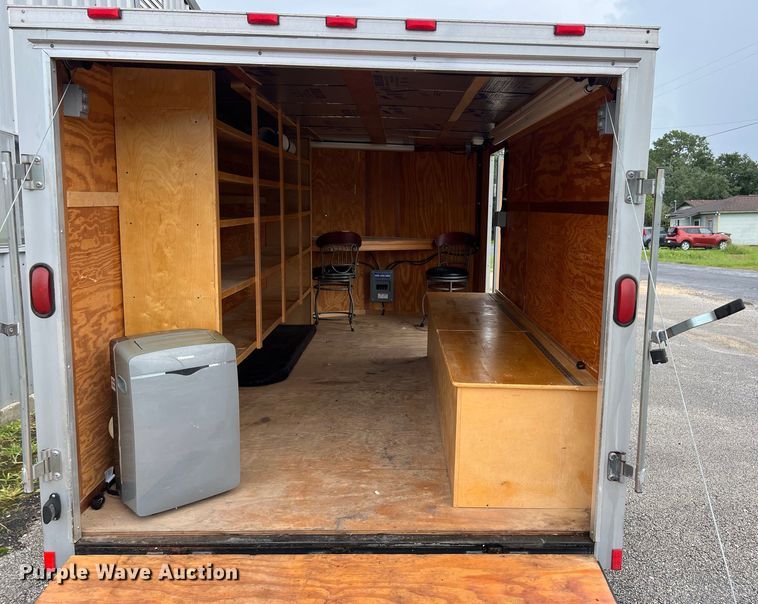 image for item LV9028 2012 Haulmark PPT7X14DT2 enclosed cargo trailer