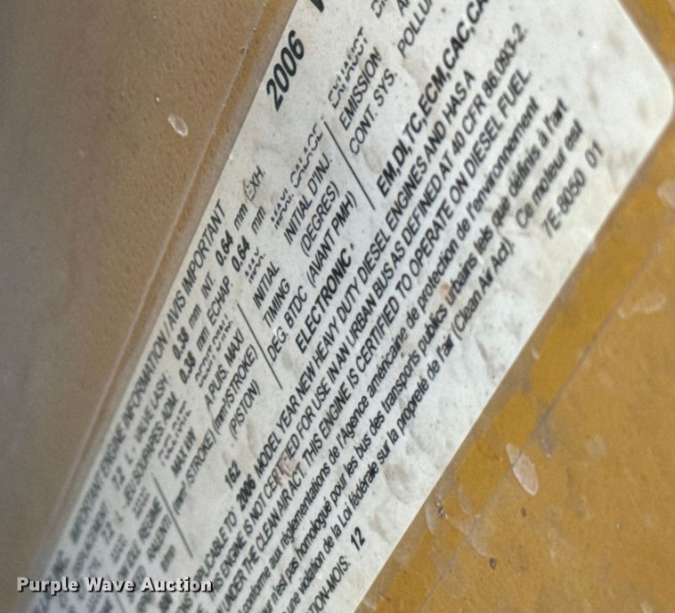 image for item NQ9690 2008 Blue Bird Vision school bus