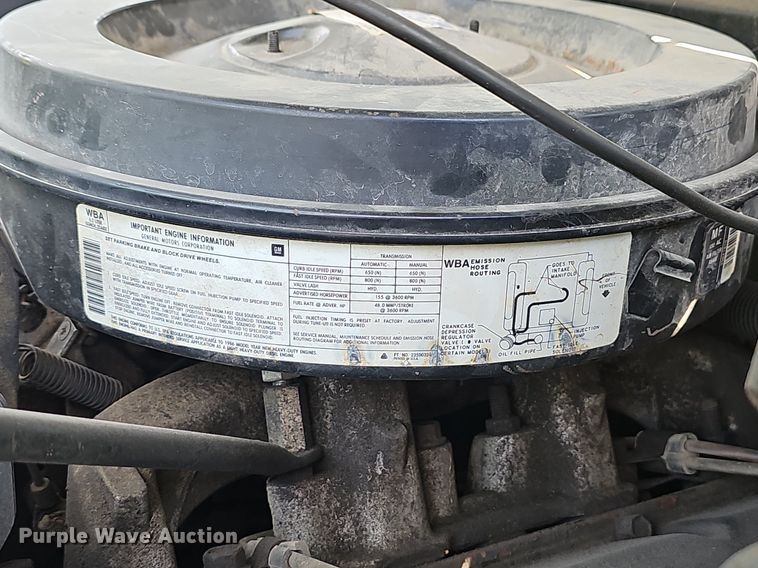 image for item NX9007 1986 Chevrolet 1 Ton flatbed truck