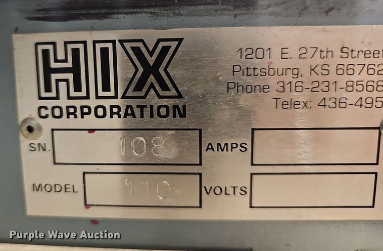 image for item NX9027 HIX presses